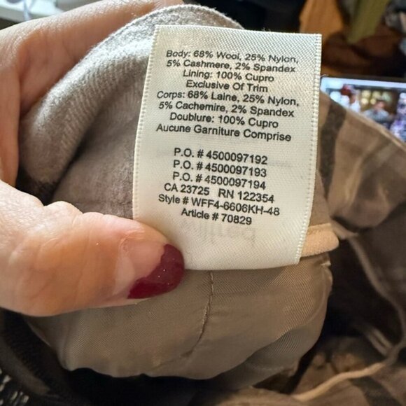 Aritzia Wilfred Wool Tie Front Pants size 2 - Picture 12 of 12